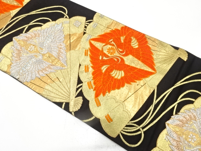 Japanese Kimono / Antique / Fukuro Obi Silk
